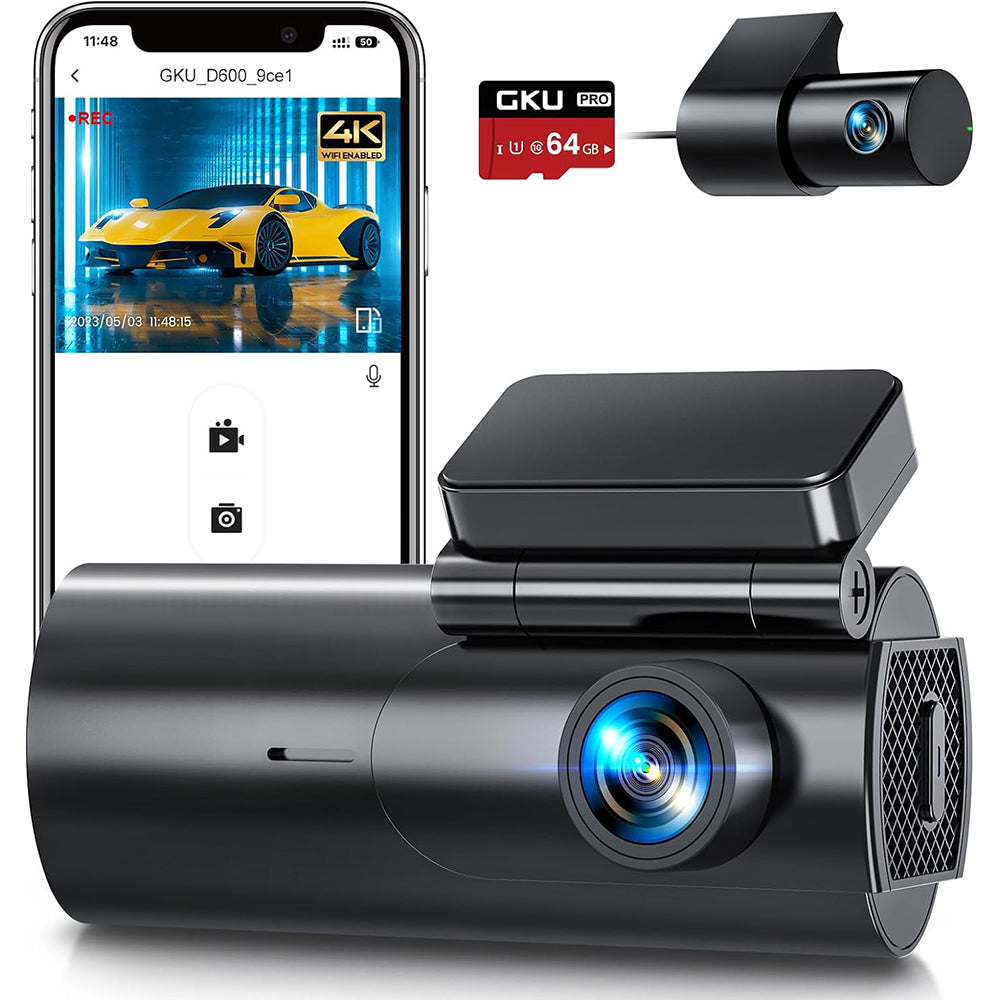 Full-HD-Dashcam mit 2 Kameras, Versandrückläufer